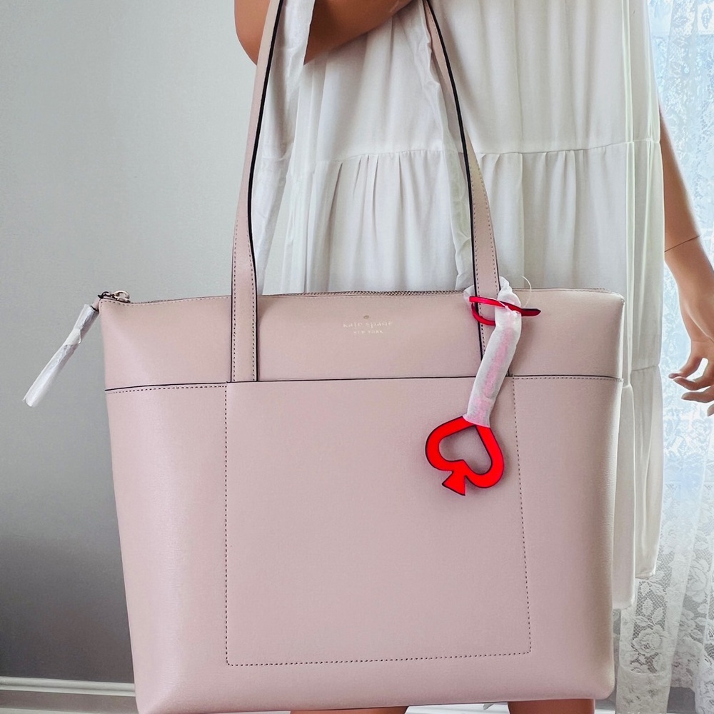 NWT Kate Spade Patrice shoulder tote bag purse warm beige